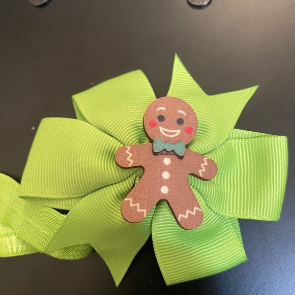 5 Baby Christmas Headbands Handmade - Picture 3 of 7